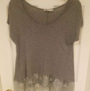 A&F gray top